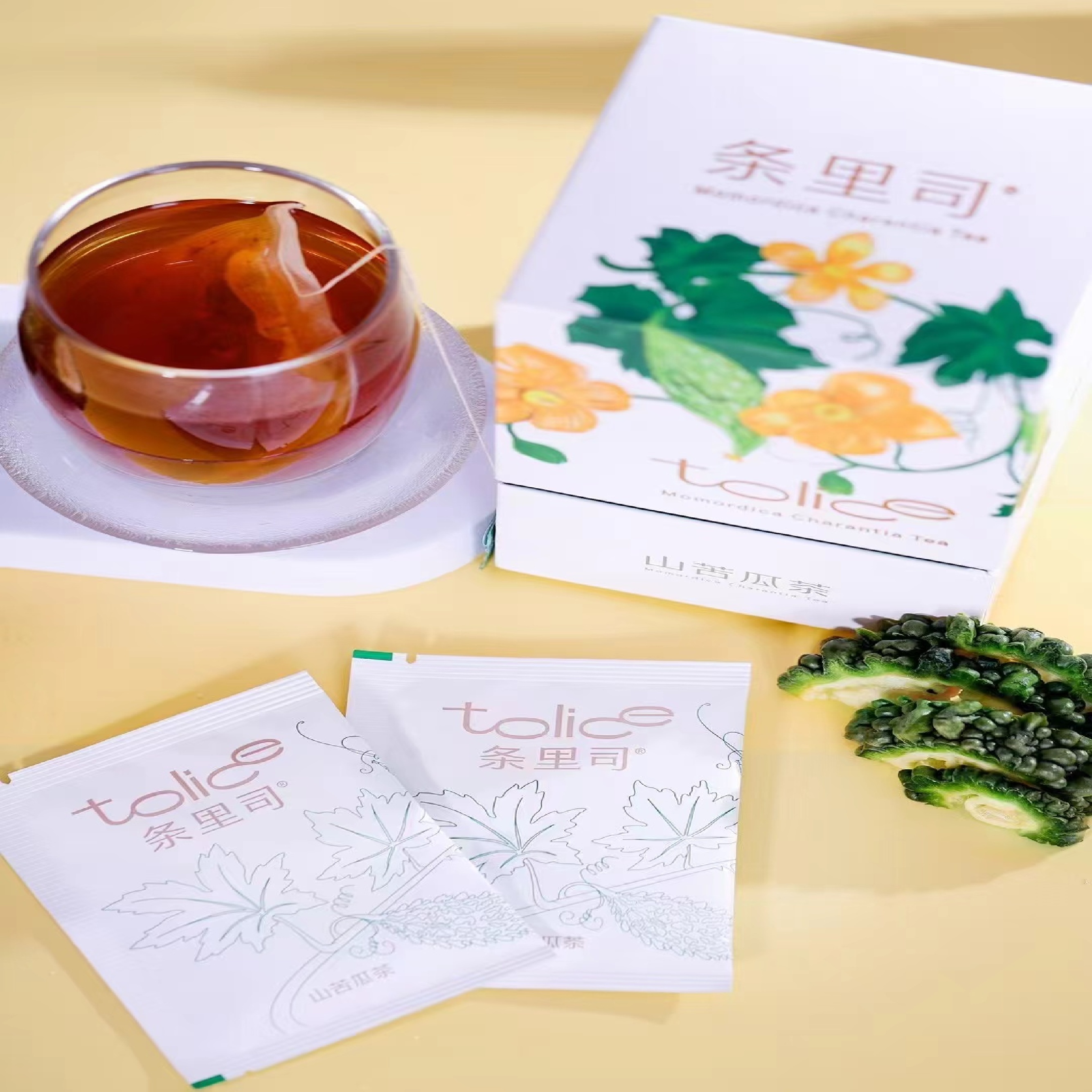 条里司山苦瓜茶